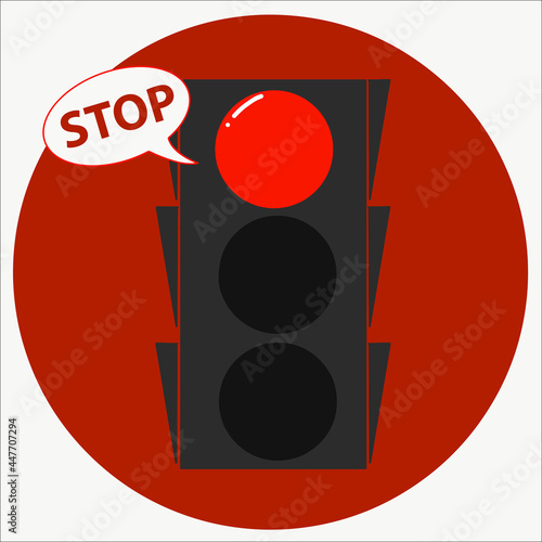 red traffic light