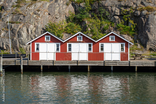 Fisherman shed on swedish west coast