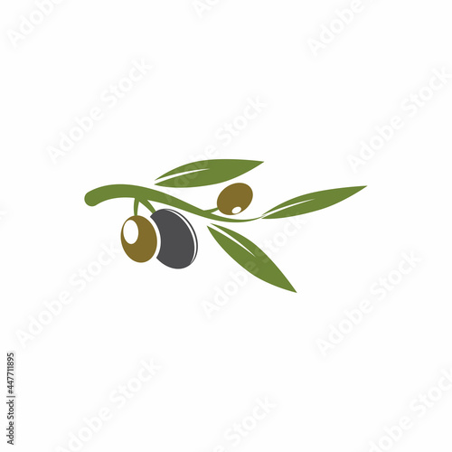 olive icon vector illustration design template