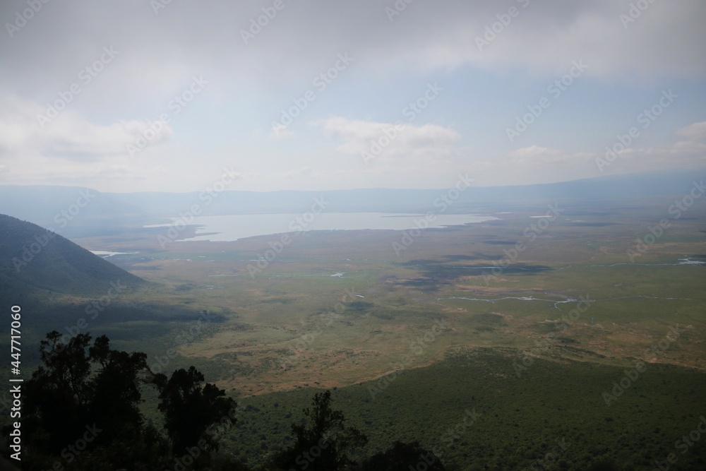 Obraz premium Beautiful Landscape of Ngorongoro Conservation Area – Tanzania