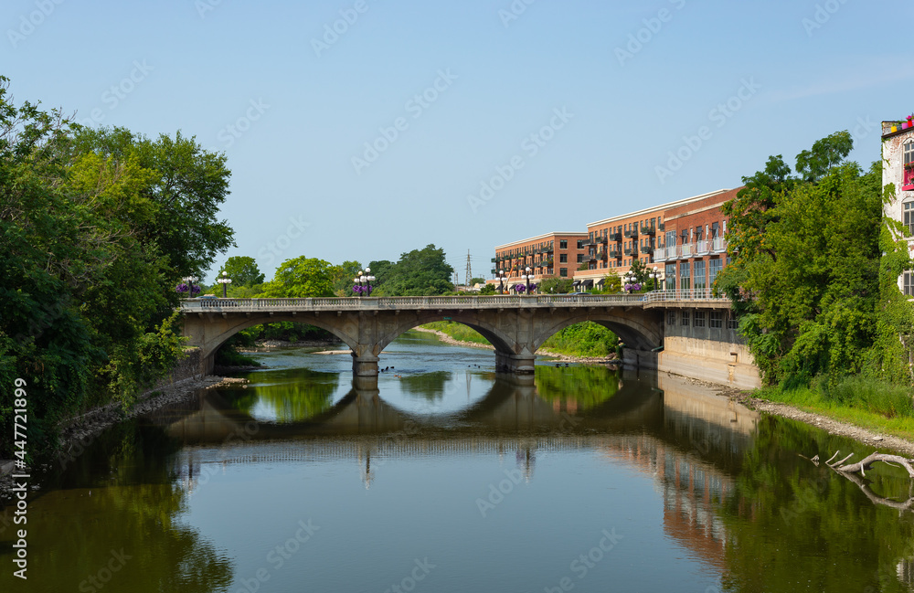 View along the Fox River.