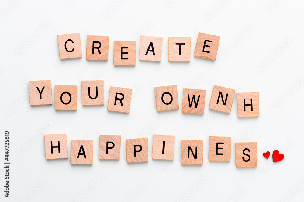 Wooden blocks in a pastel board with the text. Wooden blocks in a pastel board with the text.
