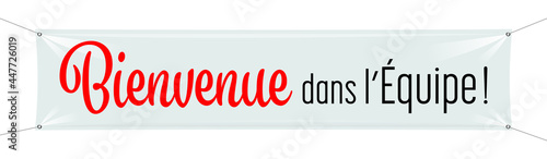 Bienvenue dans l'équipe !