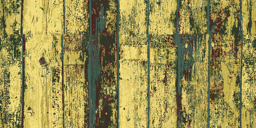 Seamless wood texture. Vintage seamless fence made of boards. Vector illustration eps-10