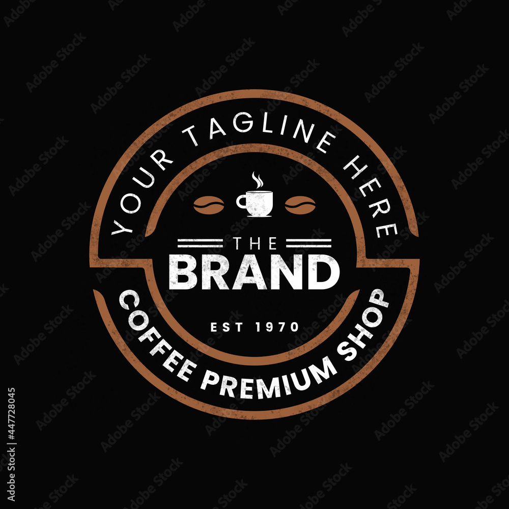 Fototapeta premium Premium quality Coffee vintage logo