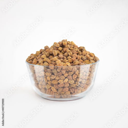Desi Chana Isolated white background