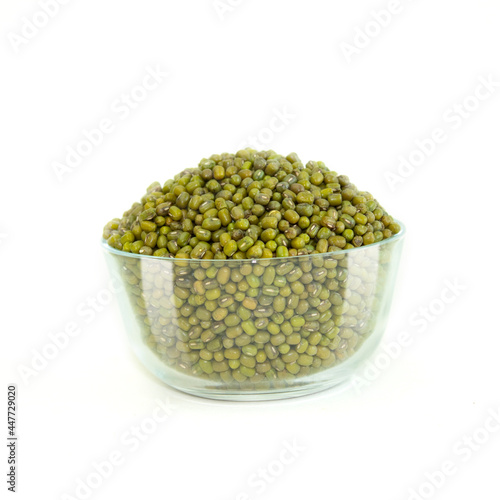 Desi Brown Chana Isolated glass bowl