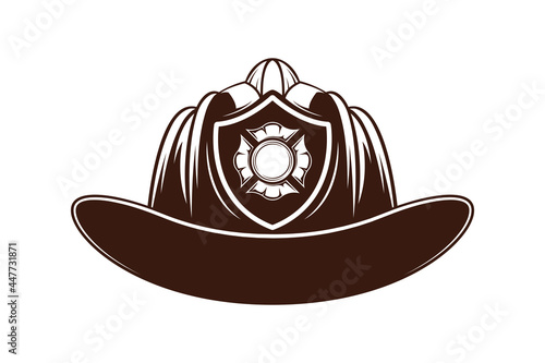 firefighter helmet with shield