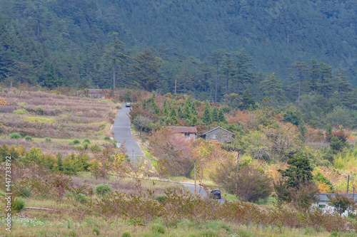 Autumn landscape in Wuling Farm photo