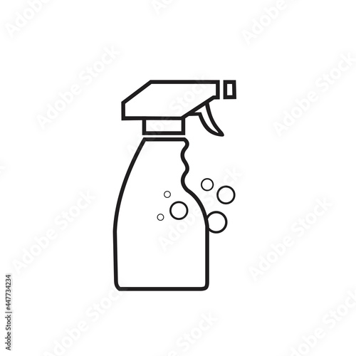 bottle icon covid corona vector logo design concept