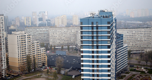 Panoramic aerial view of Kiev 