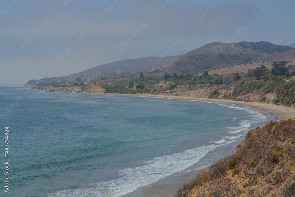 El Capitan State Beach on the Gaviota Coast in Goleta, Santa Barbara County, California