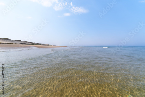 Pin sec Beach in the Gironde coast