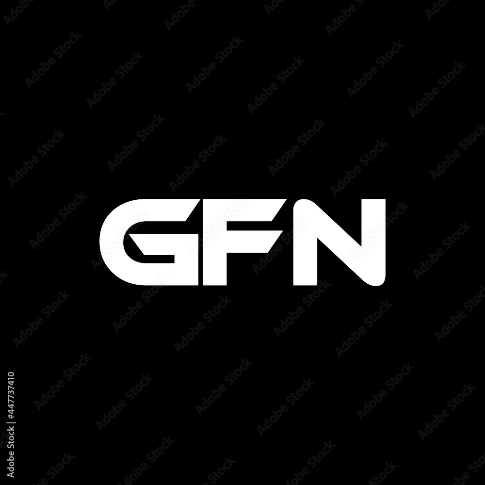 GFN letter logo design with black background in illustrator, vector logo modern alphabet font overlap style. calligraphy designs for logo, Poster, Invitation, etc. GFN letter logo design with black background in illustrator, vector logo modern alphabet font overlap style. calligraphy designs for logo, Poster, Invitation, etc.