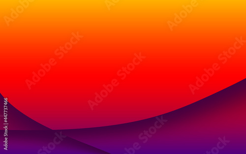 Sunset Orange Graphic Background
