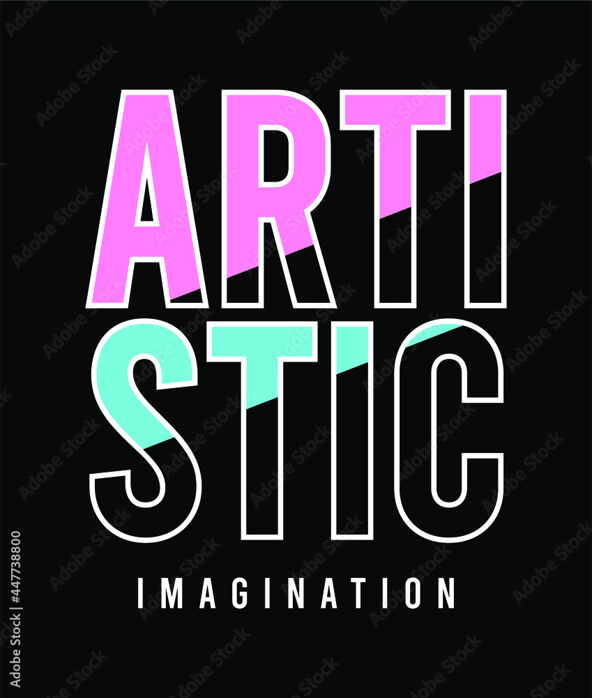 artistic vector motivational quote. Hand written lettering for print on sport t-shirt and apparel , poster.