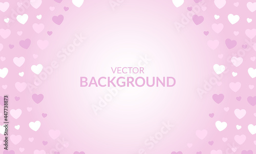Beautiful background with hearts