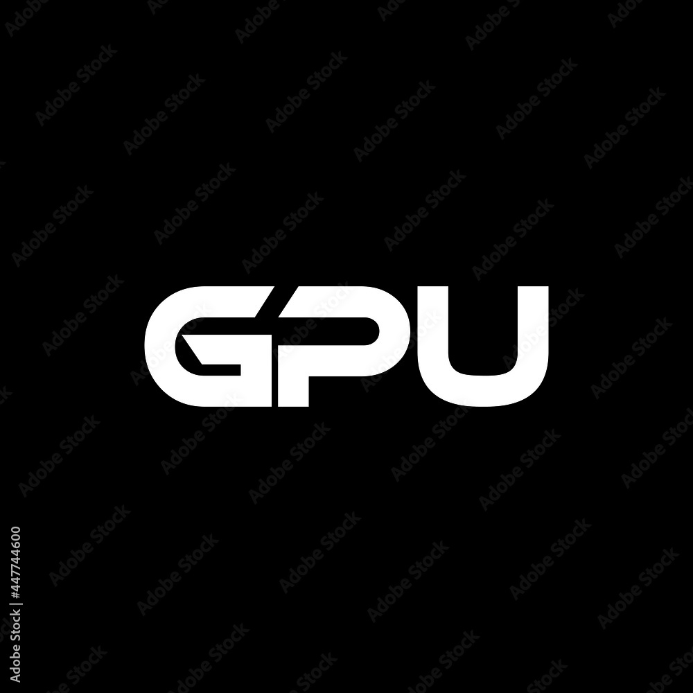 GPU letter logo design with black background in illustrator, vector logo modern alphabet font overlap style. calligraphy designs for logo, Poster, Invitation, etc. GPU letter logo design with black background in illustrator, vector logo modern alphabet font overlap style. calligraphy designs for logo, Poster, Invitation, etc.