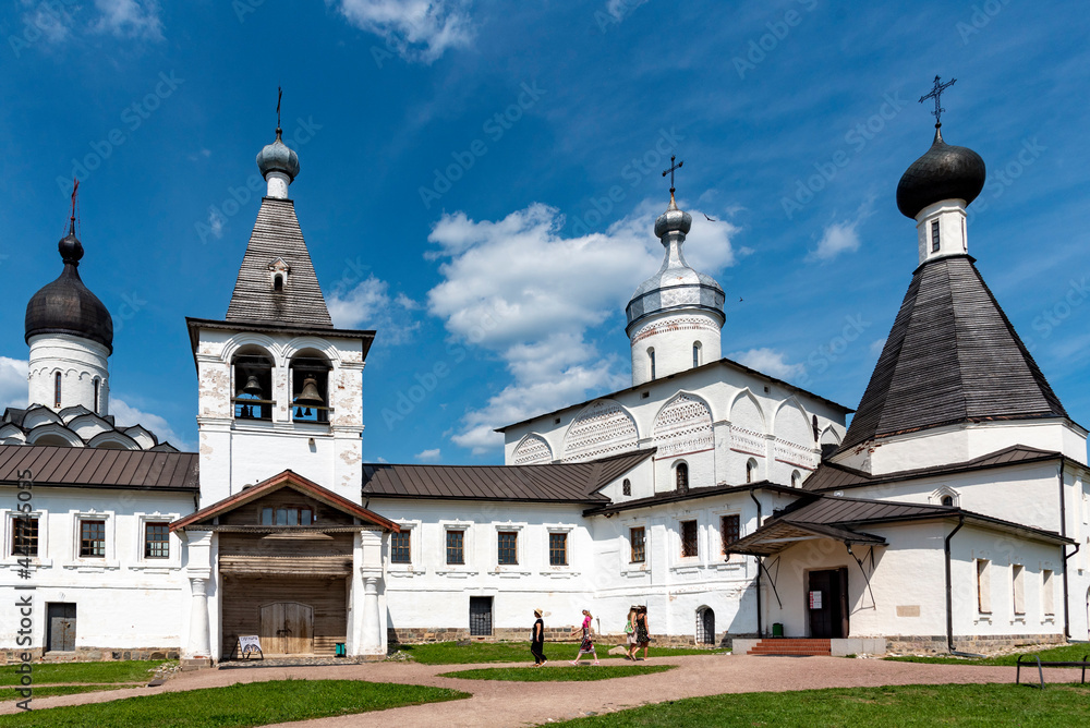 View of the Ferapontov Monastery in the Vologda region of Russia