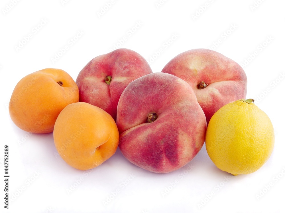tasty fruits apricots and peaches close up tasty fruits apricots and peaches close up