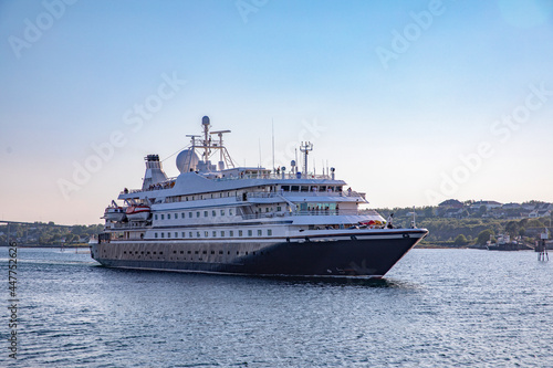 MS SeaDream I is a yacht-style cruise ship that has been operated by SeaDream Yacht Club since 2001. Launched  July 11  1983. Here through Br  nn  ysundet Helgeland Nordland county scandinavia Europe