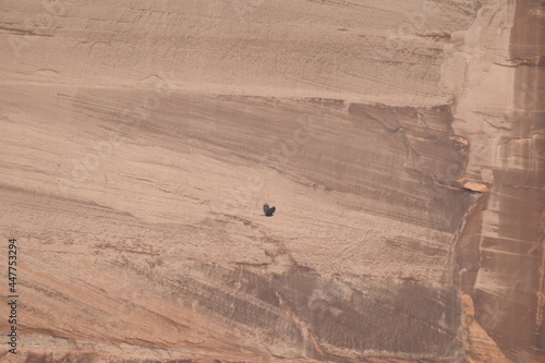 The natural texture of the sandstone walls of Canyon De Chelly, Chinle, Apache County, northeastern Arizona. photo