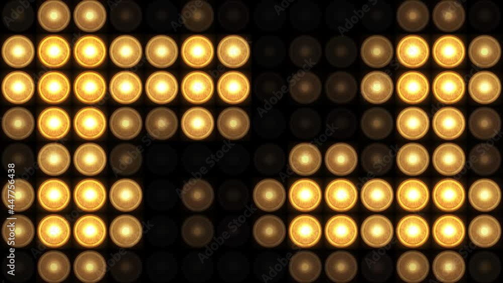 Floodlight Lights Flashing Wall 4K Lights Flash Club Loop Animation Background. Lights background. glamorous fashion. stage spotlights. For concert, dance music, sport, fashion light, vj club light, Floodlight Lights Flashing Wall 4K Lights Flash Club Loop Animation Background. Lights background. glamorous fashion. stage spotlights. For concert, dance music, sport, fashion light, vj club light,