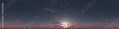 Photography Seamless sky hdri panorama 360 degrees angle view with zenith and clouds for use as sky dome