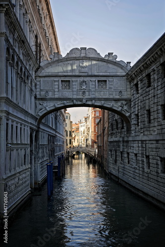 The bridge of Sighs in Venice