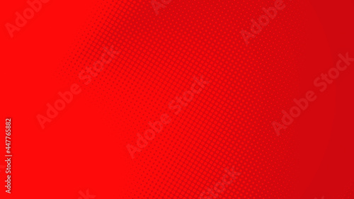 Abstract dots red color pattern gradient texture background.