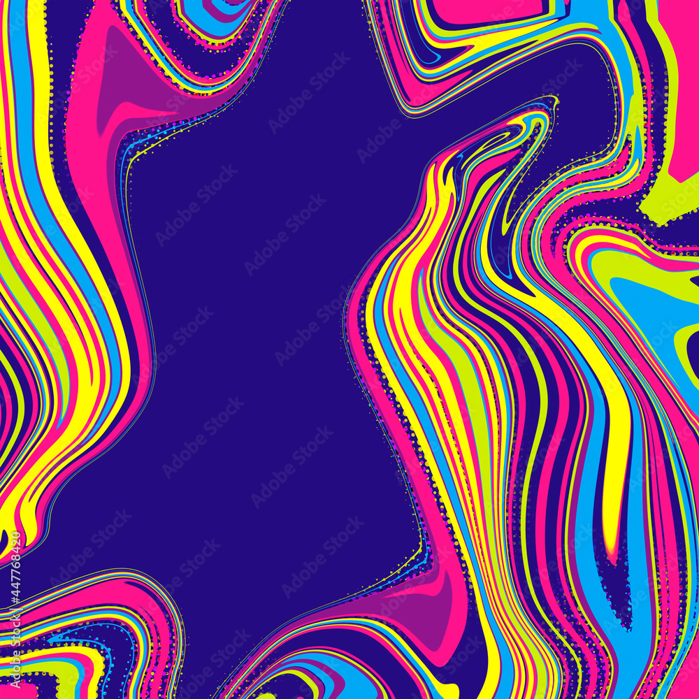 Abstract pattern with neon lines Abstract pattern with neon lines