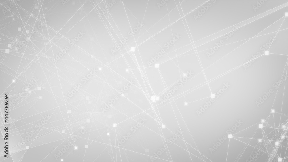 Abstract white gray polygon tech network with connect technology background. Abstract dots and lines texture background. 3d rendering. Abstract white gray polygon tech network with connect technology background. Abstract dots and lines texture background. 3d rendering.