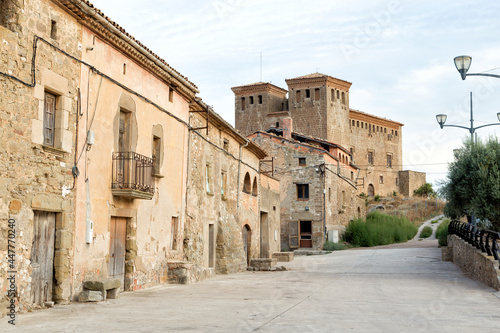 Castle of Montcortes de Segarra, Lleida, Catalonia, Spain photo