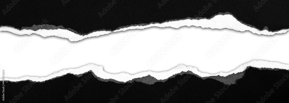 Fototapeta premium Gap in ripped paper