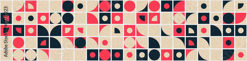 Abstract Geometric Pattern generative computational art illustration