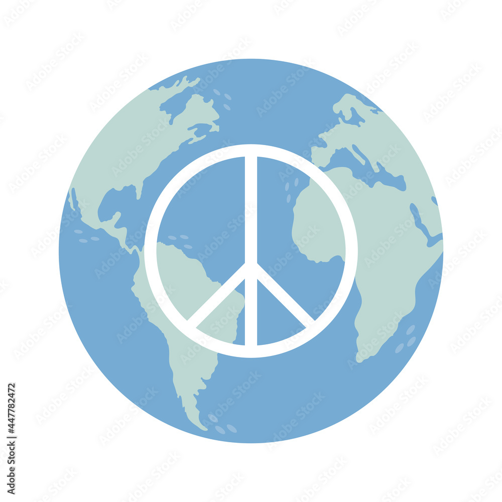 world planet with peace world planet with peace