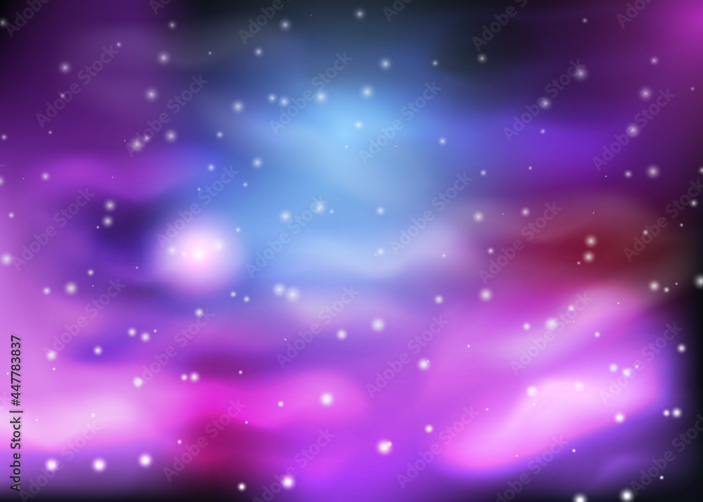 Colorful space galaxy background with shining stars, stardust and nebula Colorful space galaxy background with shining stars, stardust and nebula