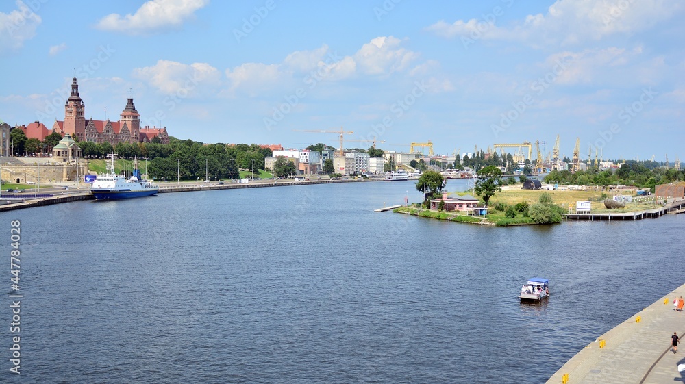 .View of  river