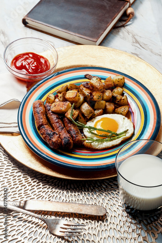 Sunny Side Up Eggs Sausage