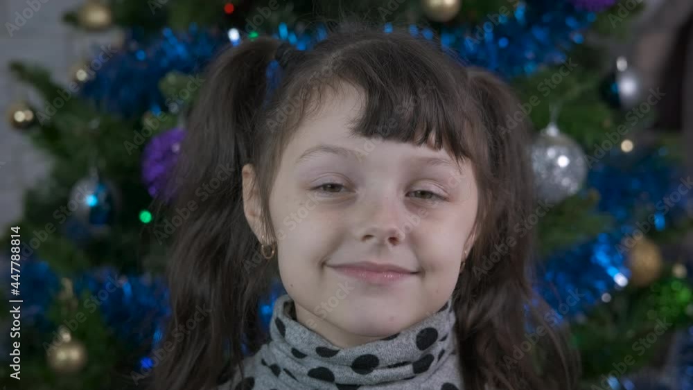 Smile without tooth. A joyful young girl smile without a tooth at Christmas holiday. Smile without tooth. A joyful young girl smile without a tooth at Christmas holiday.