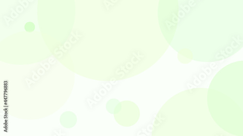 緑色の円を使った背景