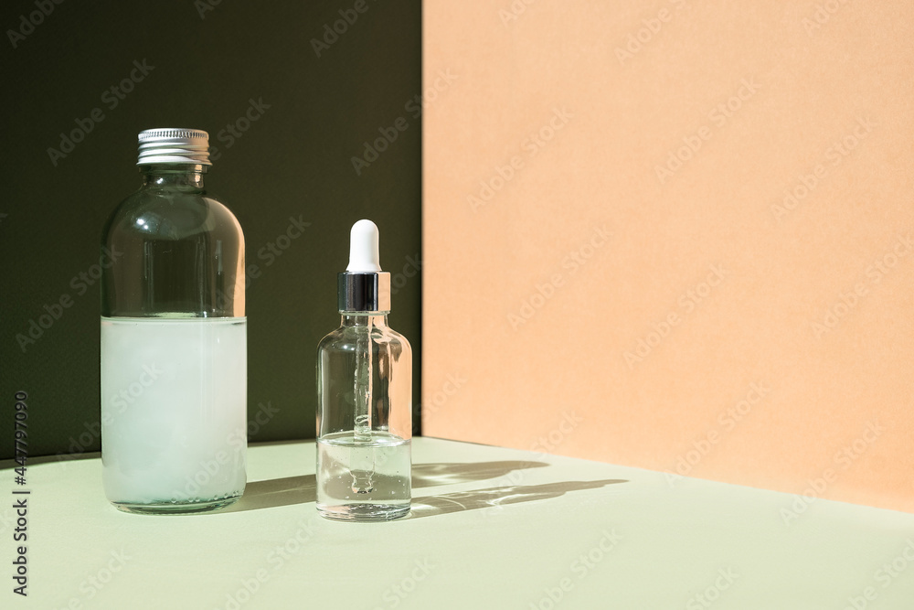 Dropper glass Bottle Mock-Up. Body treatment and spa. Natural beauty products. Eco cream, serum, skin care blank bottle. Anti-cellulite massage oil. Oily cosmetic pipette Dropper glass Bottle Mock-Up. Body treatment and spa. Natural beauty products. Eco cream, serum, skin care blank bottle. Anti-cellulite massage oil. Oily cosmetic pipette