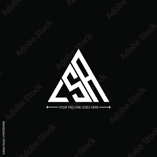 LSA letter logo creative design. LSA unique design
 photo