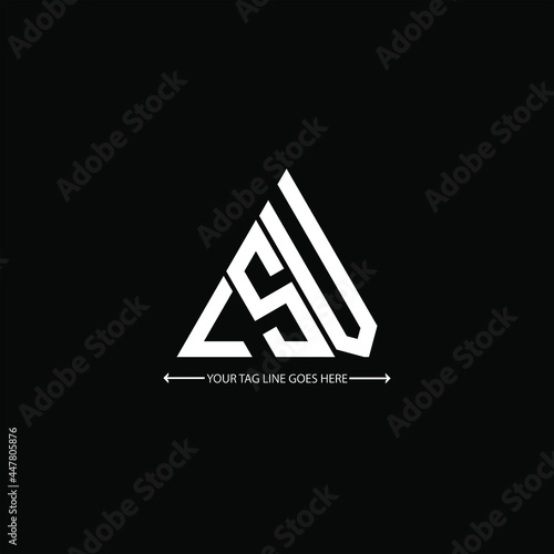 LSV letter logo creative design. LSV unique design
 photo