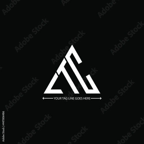 LTC letter logo creative design. LTC unique design
 photo