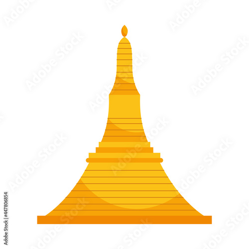 gold stupa icon