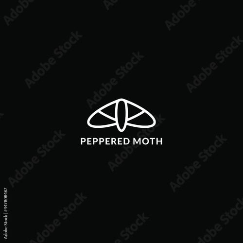 Peppered Moth Logo Design Inspiration photo