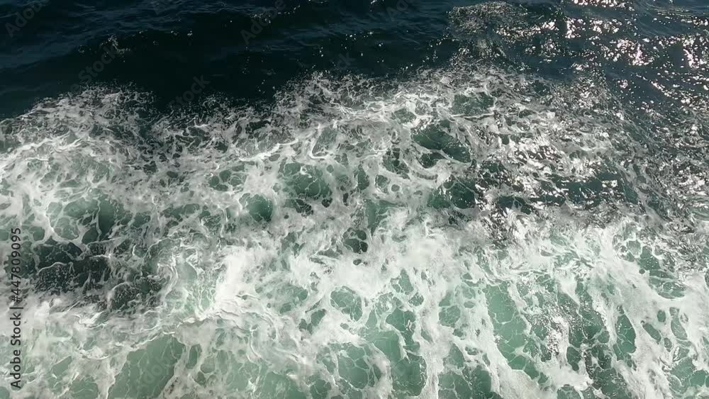 Splashes of the sea. Bird's-eye view video Splashes of the sea. Bird's-eye view video