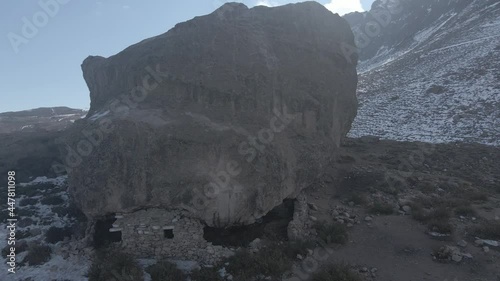 view of the mountains