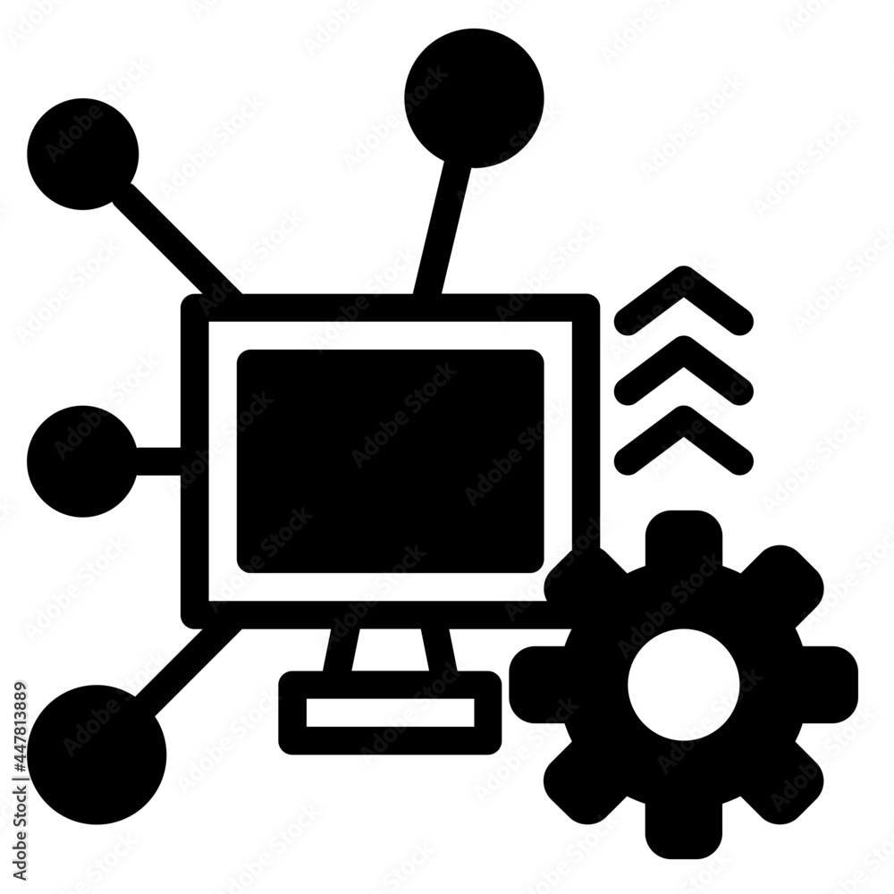 dash evolution glyph icon